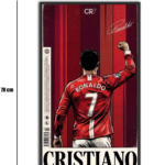 تابلو شیشهای طرح 2 Cristiano Ronaldo | کریستیانو رونالدو سایز 70×40