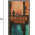 تابلو شیشهای طرح Stranger Things 5 سایز 70×40