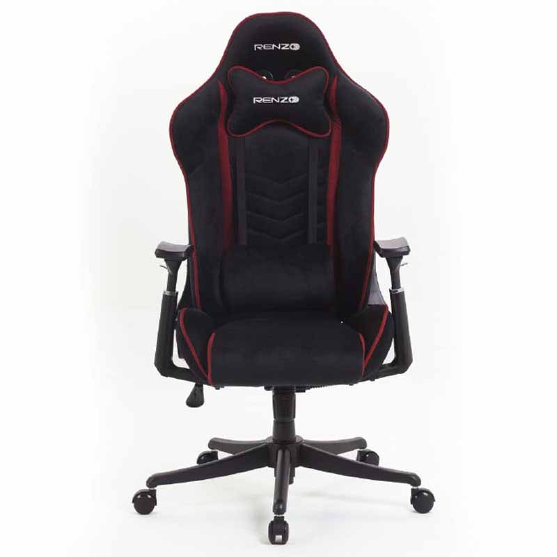 صندلی گیمینگ رنزو مدل فابریک قرمز مشکی | Gaming Chair Renzo FABRIC Devil Edition