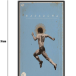 تابلو شیشهای طرح Diego Maradona | دیگو مارادونا سایز 70×40