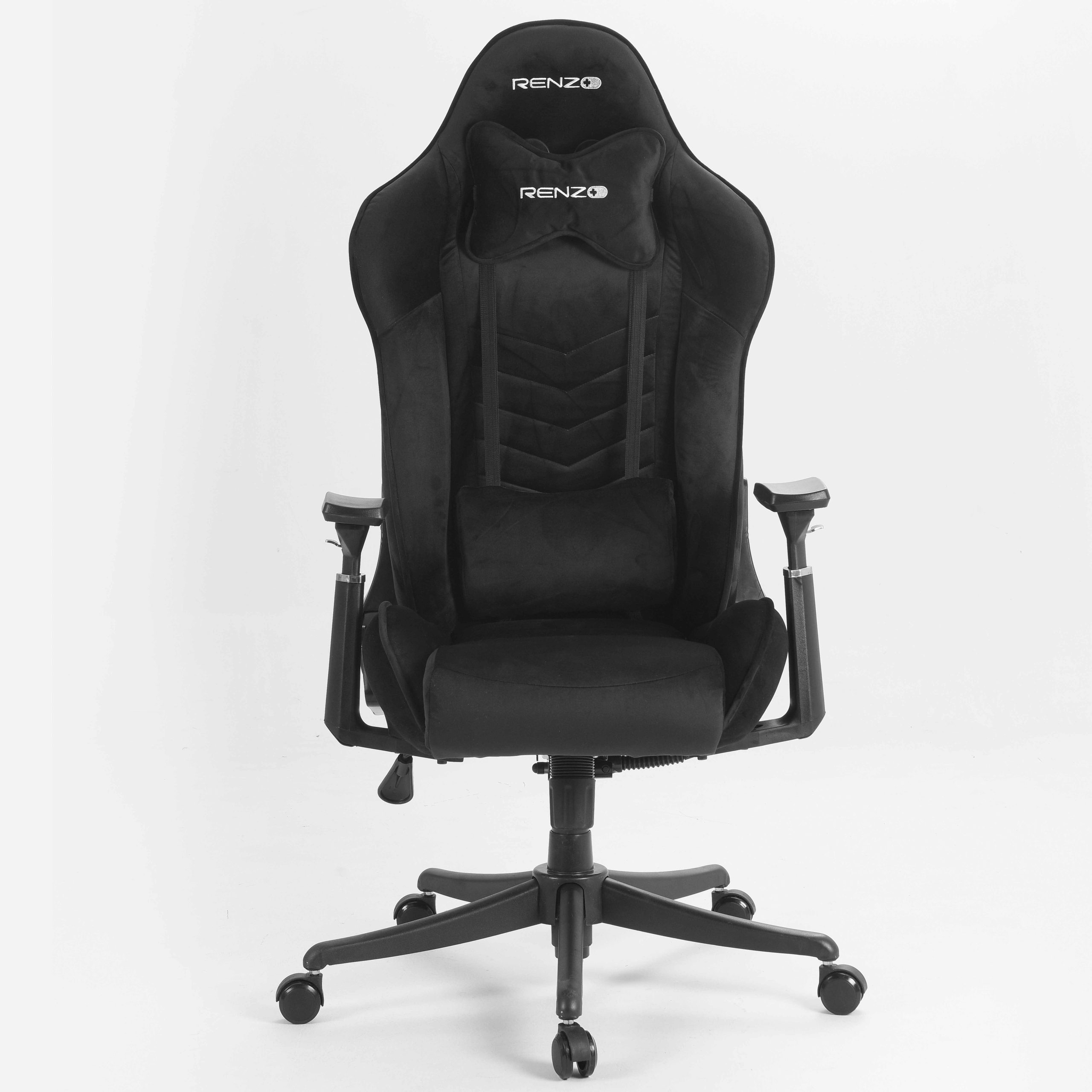 صندلی گیمینگ رنزو مدل فابریک مشکی | Gaming Chair Renzo FABRIC Black