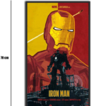 تابلو شیشهای طرح آیرون من | Iron Man سایز 40 × 70