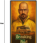 تابلو شیشهای طرح Breaking Bad 3 سایز 70×40