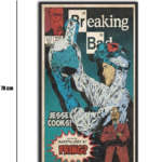 تابلو شیشهای طرح برکینگ بد | Breaking Bad 3 سایز 70×40