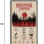 تابلو شیشهای طرح Stranger Things 6 سایز 70×40