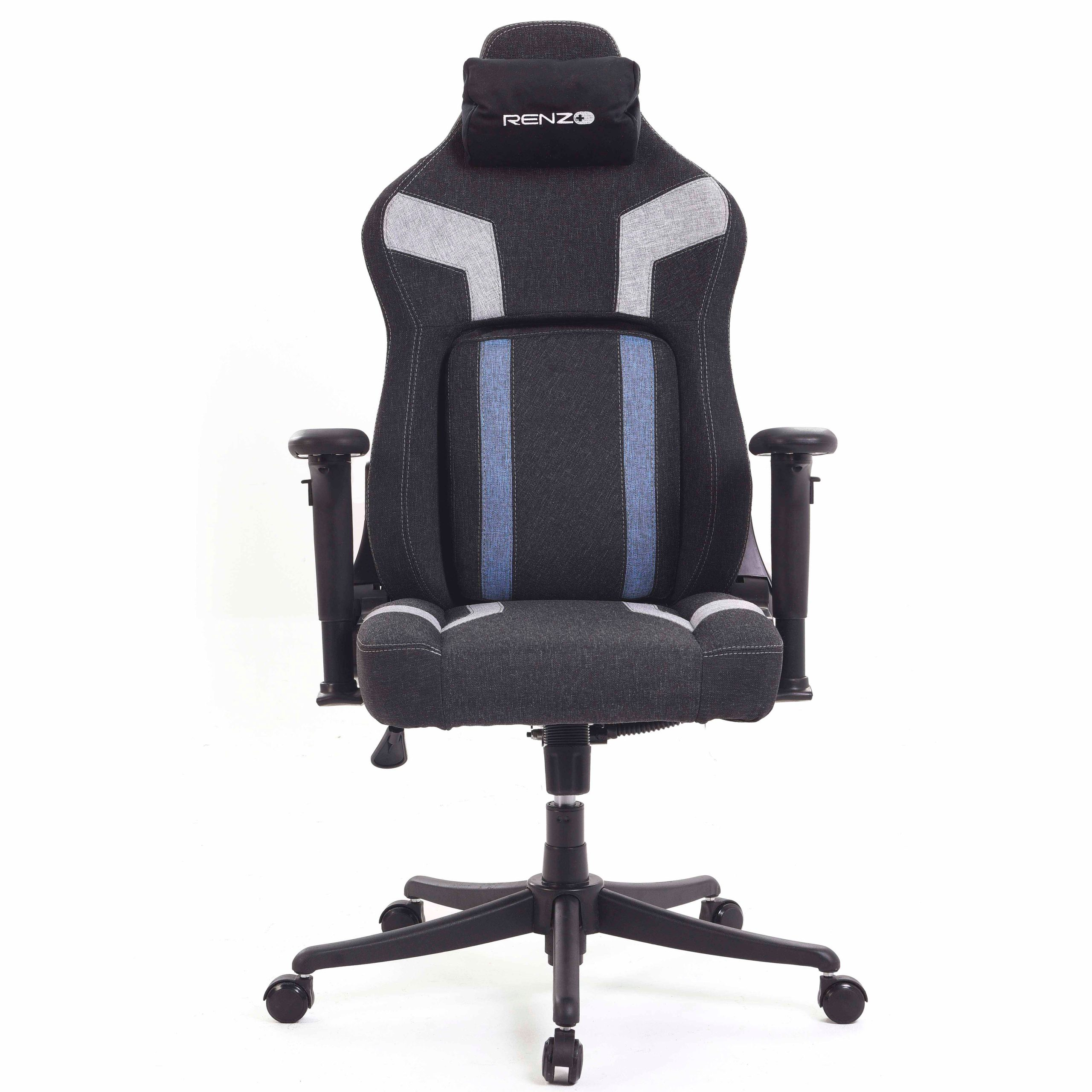 صندلی گیمینگ رنزو مدل داینامیک آبی | Gaming Chair Renzo Dynamic FABRIC Blue