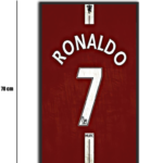 تابلو شیشهای طرح 4 Cristiano Ronaldo | کریستیانو رونالدو سایز 70×40