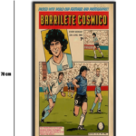 تابلو شیشهای طرح Diego Maradona | دیگو مارادونا سایز 70×40