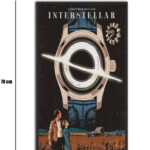 تابلو شیشهای طرح اینتراستلار | Interstellar سایز 70×40
