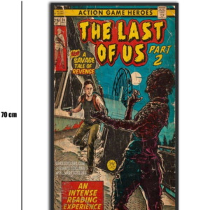 تابلو شیشهای طرح لست آف آس 1 | The Last of Us سایز 70×40