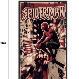 تابلو شیشهای طرح اسپایدرمن | Spider-Man سایز40×70