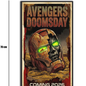 تابلو شیشهای طرح اونجرز و دووم | Avengers Doomsday سایز 70×40