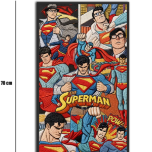 تابلو شیشهای طرح Superman | سوپرمن سایز 70×40