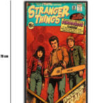 تابلو شیشهای طرح استرنجر ثینگز | Stranger Things سایز 70×40