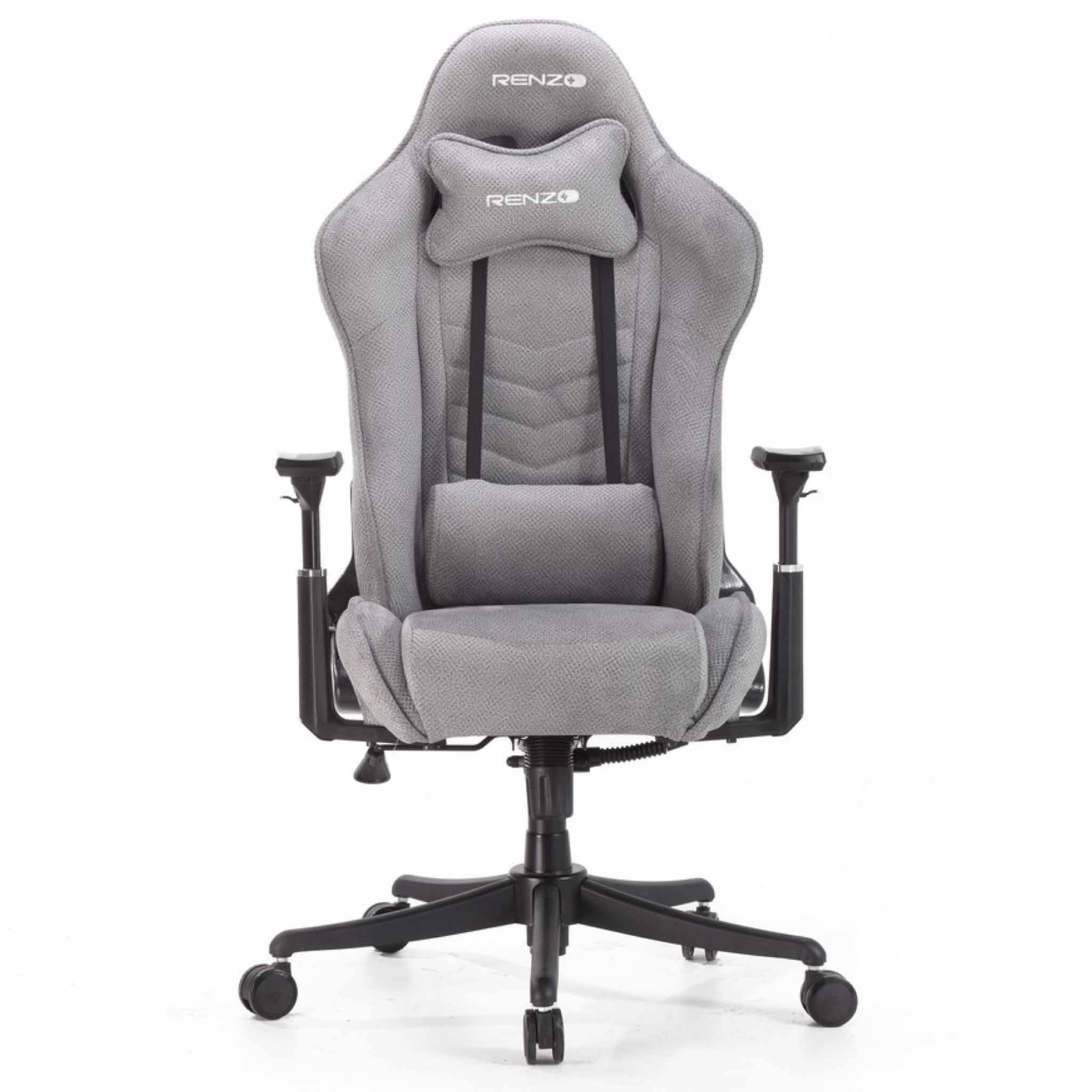 صندلی گیمینگ رنزو مدل فابریک خاکستری | Gaming Chair Renzo FABRIC Gray