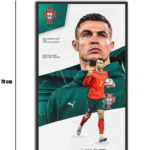 تابلو شیشهای طرح 5 Cristiano Ronaldo | کریستیانو رونالدو سایز 70×40