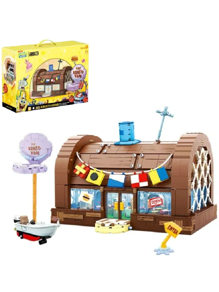 لگو رستوران آقای خرچنگ و باب اسفنجی | SpongeBob SquarePants The Krusty Krab Restaurant