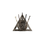 استند چوبدستی دیواری طلایی | Deathly Hallows Wand Stand