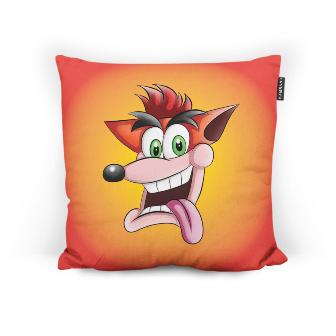 بالشتک دکوراتیو کراش بندیکوت | Crash Bandicoot سایز 45×45 سانتی‌متر