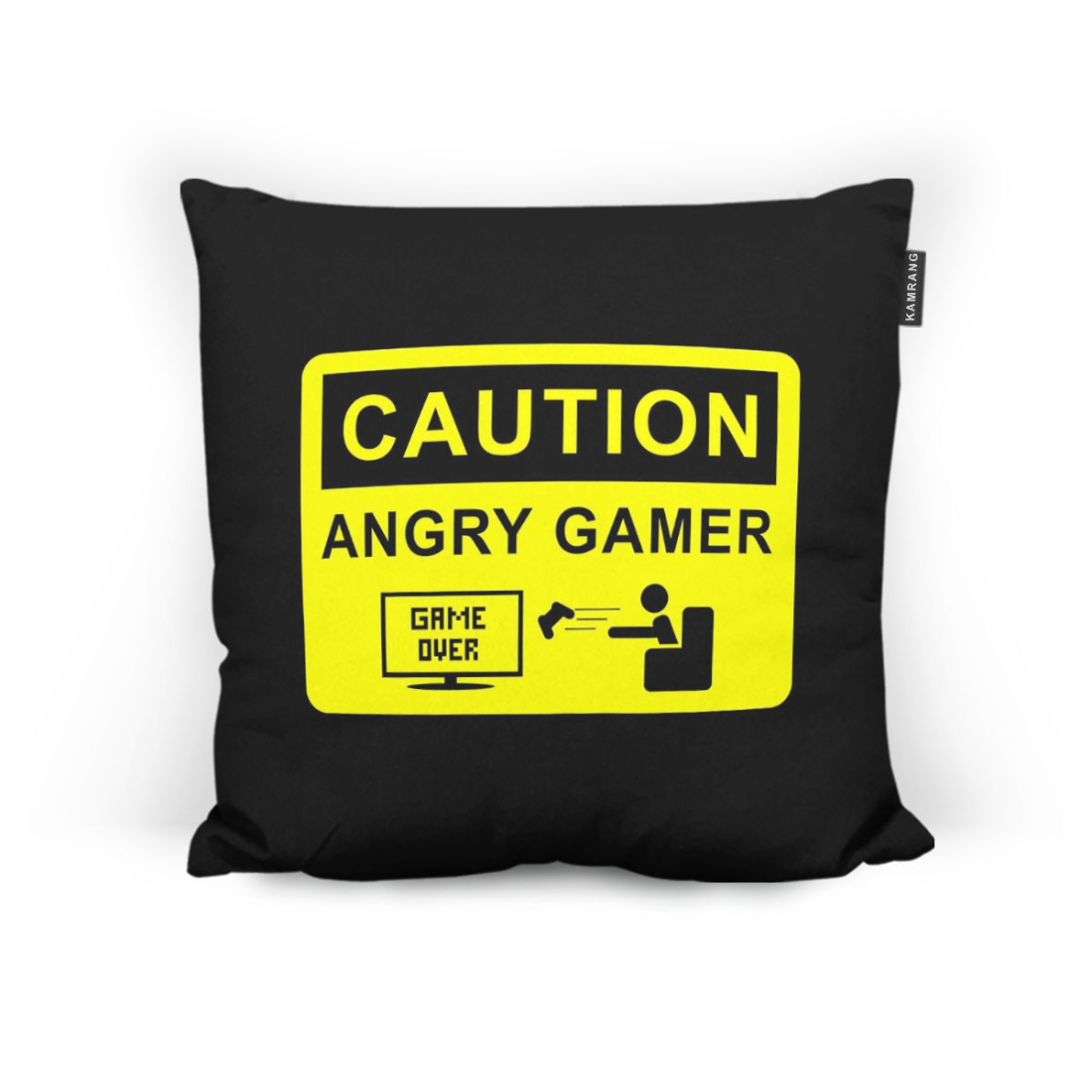 بالشتک دکوراتیو گیمر عصبانی | Angry Gamer سایز 45×45 سانتی‌متر