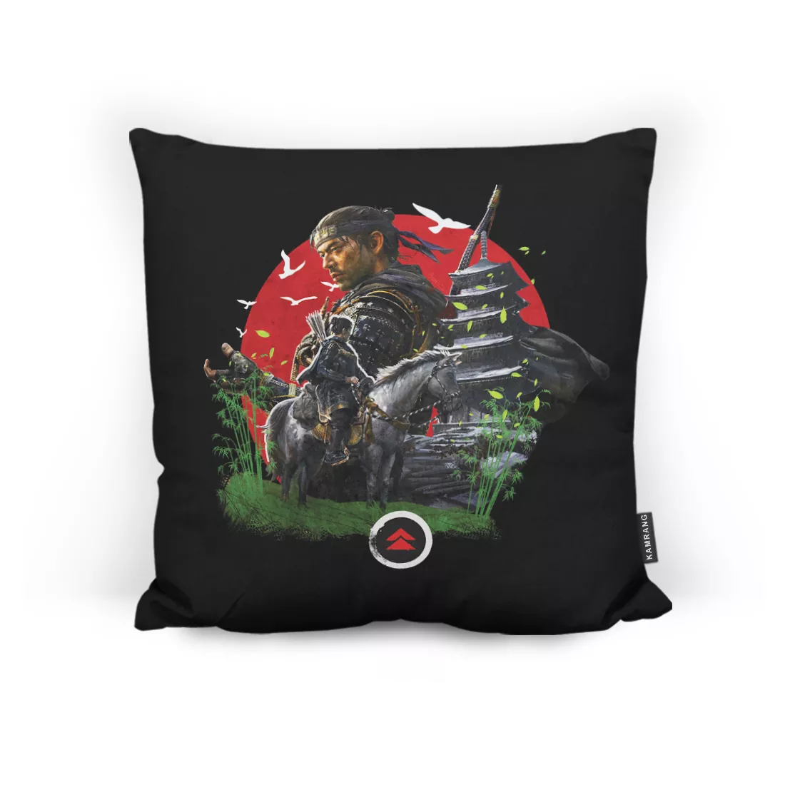 بالشتک دکوراتیو گوست آف سوشیما | Ghost of Tsushima سایز 45×45 سانتی‌متر