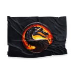پرچم مورتال کمبت Mortal Kombat Logo