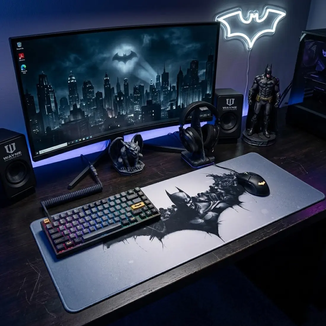 موس پد گیمینگ مدل بتمن Batman طرح 2