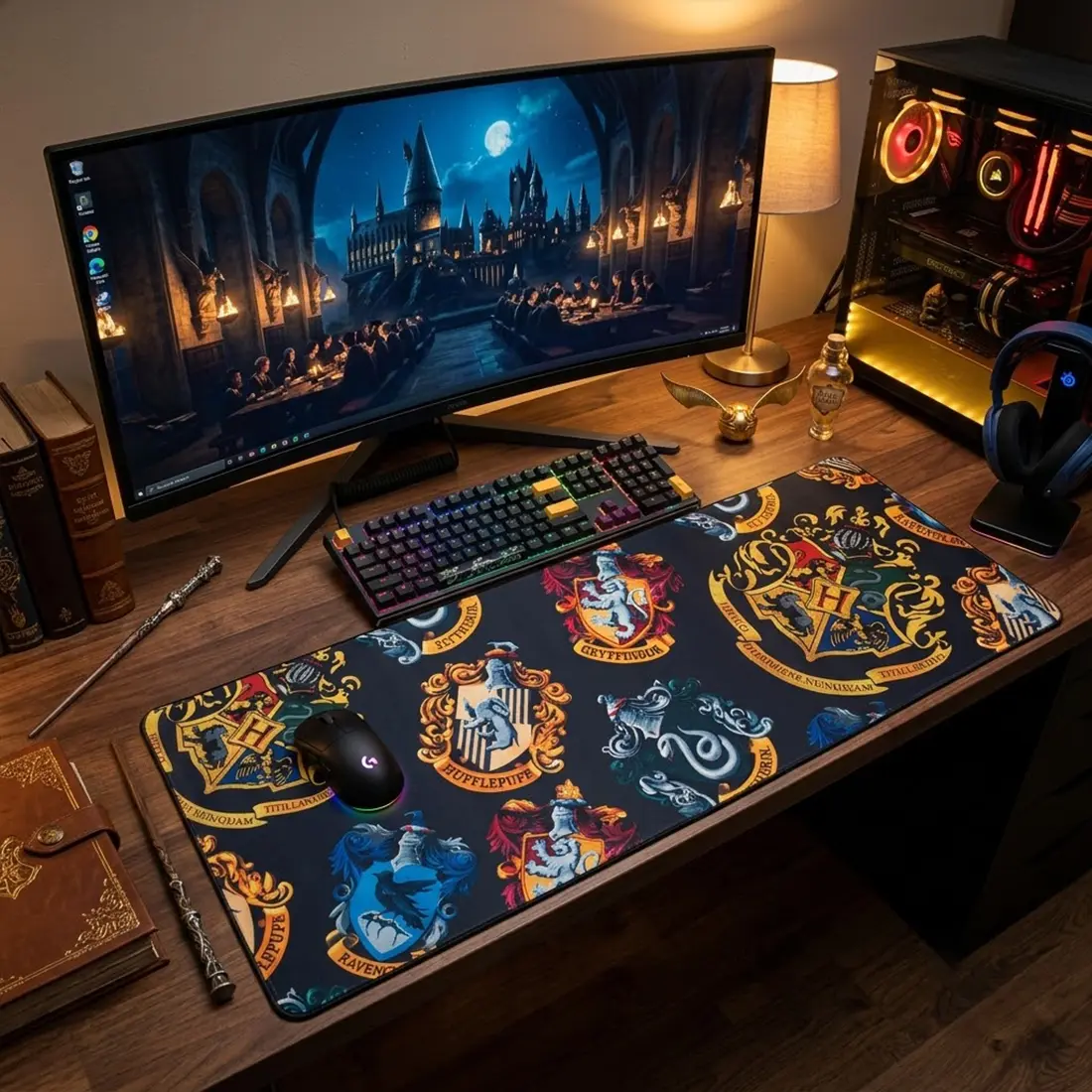 ماوس پد گیمینگ هری پاتر مدل 3 Harry Potter