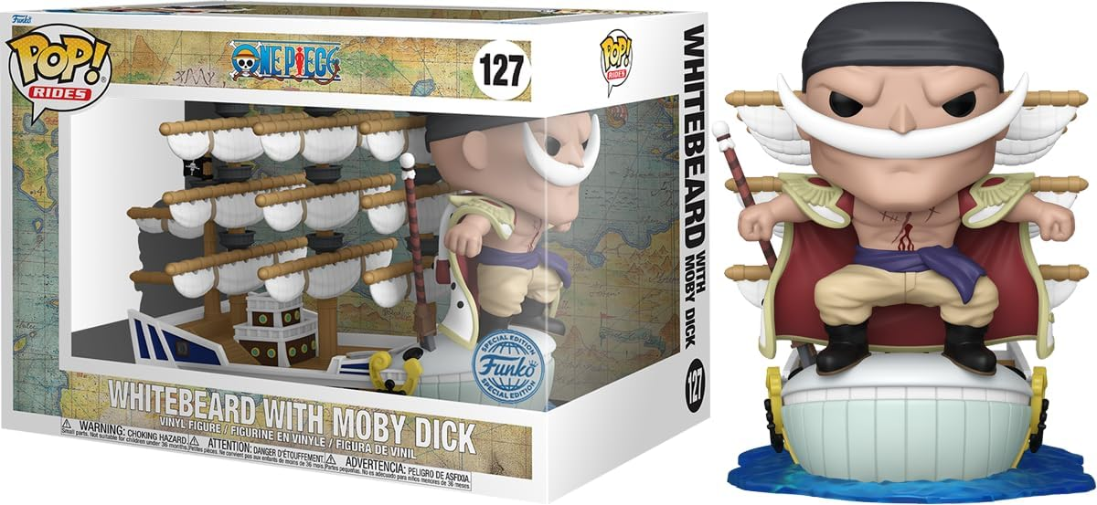 فانکو پاپ موبی دیک - وان پیس (127) Funko POP! One Piece - Whitebeard with Moby Dick