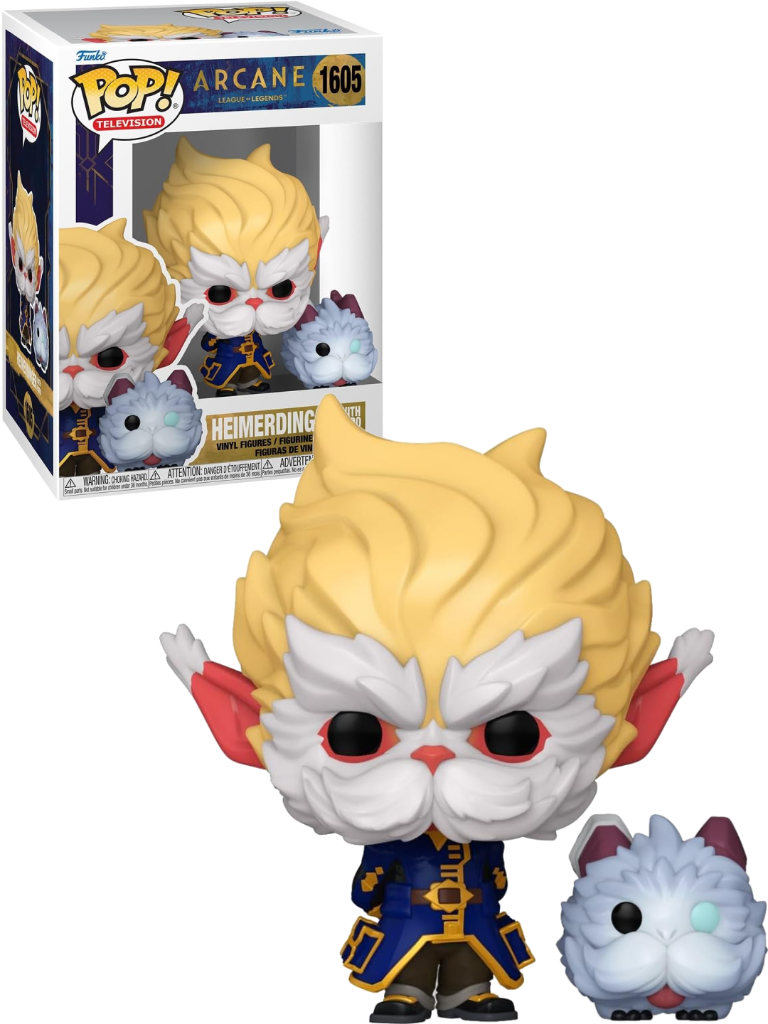 فانکو پاپ هایمردینگر و پورو - آرکین (1605) Funko POP! Arcane: League of Legends - Heimerdinger with Poro