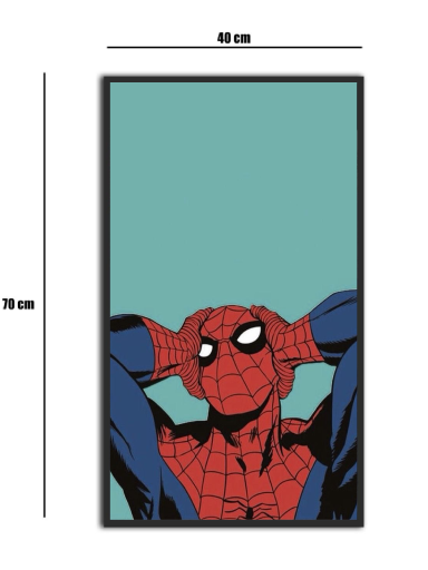 تابلو شیشه‌ای طرح اسپایدرمن | Spider man سایز 70×40