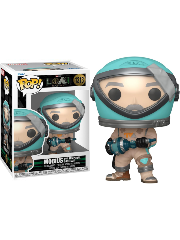 فانکو پاپ موبیوس با لباس محافظ خط زمانی (1313) Funko Pop! Marvel: Loki - Mobius TVA Temporal Core Suit